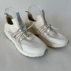 Ollie Gray White Blue Casual Drawstring OG Sneaker Size 9